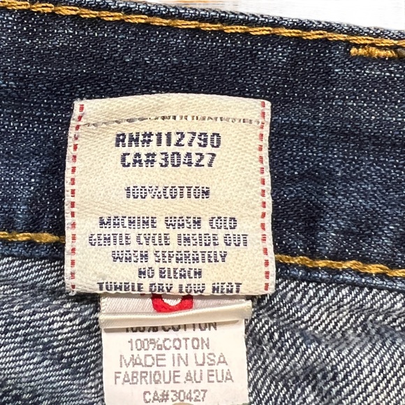 True Religion button fly Mens jeans size 33 - Picture 4 of 11